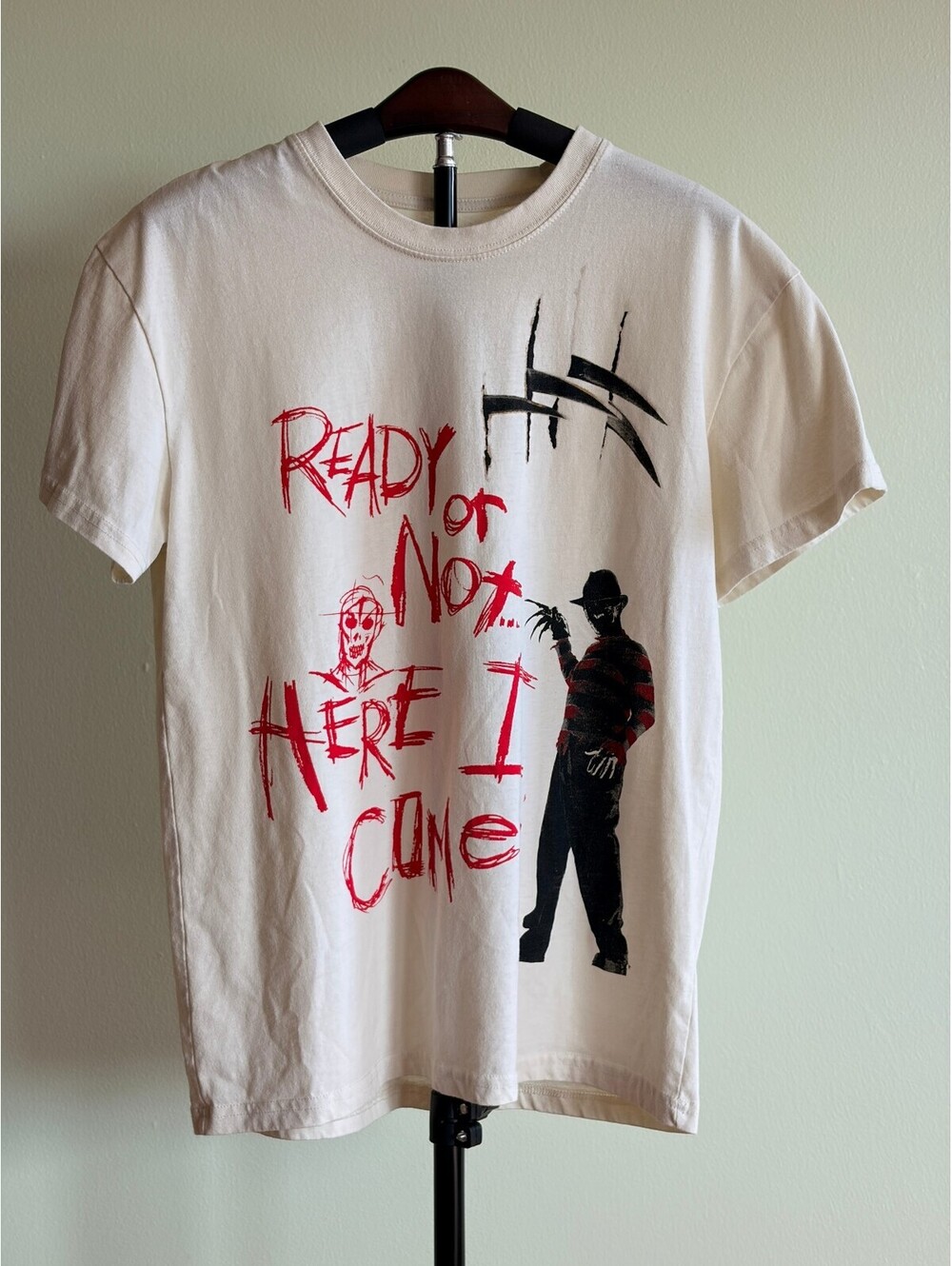 A Nightmare on Elm Street Freddy Krueger Graphic T-Shirt Men's M Horror